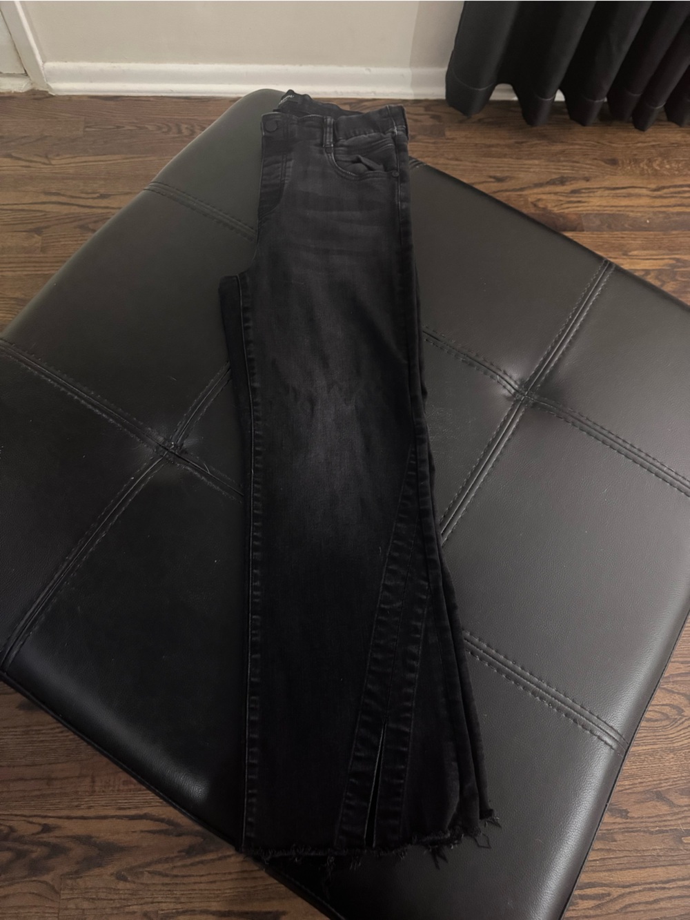 Liverpool Black Gia Glider cropped Jeans